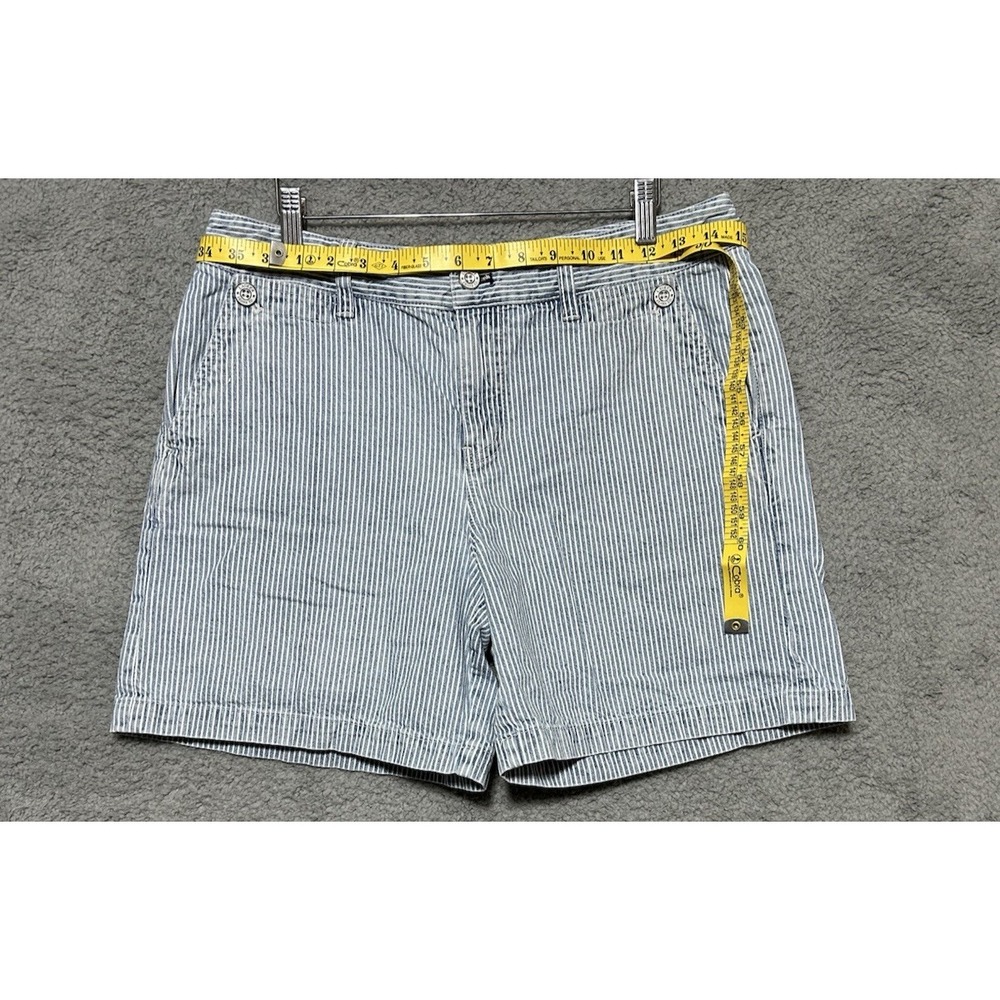 Lauren Jeans Co Seersucker Shorts Womens Size 10 Polo Ralph Lauren Chore Shorts - Picture 3 of 15